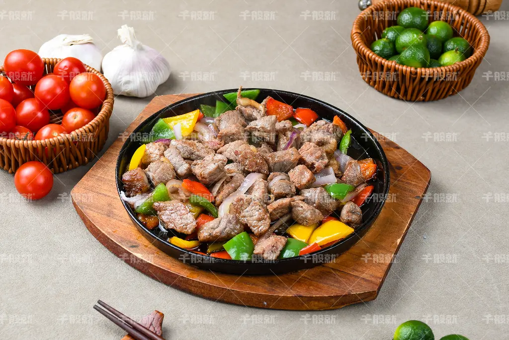 黑椒小炒牛肉粒500g