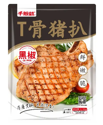 150黑椒T骨猪扒1.5kg