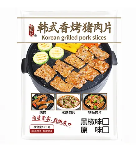 黑椒韩式香烤猪肉片1kg